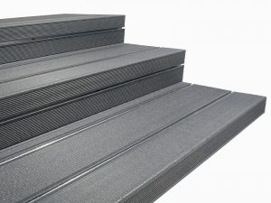 Accessoires pour terrasse composite - Nez de marche Rail step UPM Profi Deck 150 et rail alu