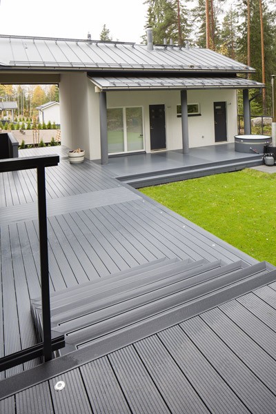 Accessoires pour terrasse composite - Nez de marche - Rail step UPM Profi Deck 150 - Photo 3