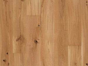 Parquet contrecollé en chêne verni naturel de la gamme Ferme