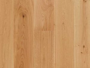 Parquet contrecollé en chêne verni naturel de la gamme Riga